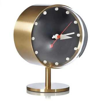 Stalo Laikrodžiai Retro Apdaila Kūrybos Modernaus Dizaino Žalvario Kvarco Silent Stalinis Laikrodis Namų Dekoro