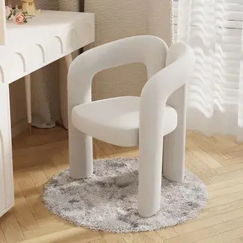 Aksomo Kambarį Lounge Kėdės Prabangus Dizainas, Individualus Modernus Nordic Makiažo Kėdė Kambarį Salonas Silla Comedor Baldai