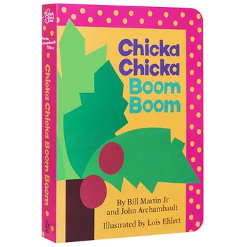 Chicka Chicka Boom Boom, 26words, Kūdikių ir Vaikų knygų amžiaus 1 2 3, anglų paveikslėlį knyga, 9781442450707