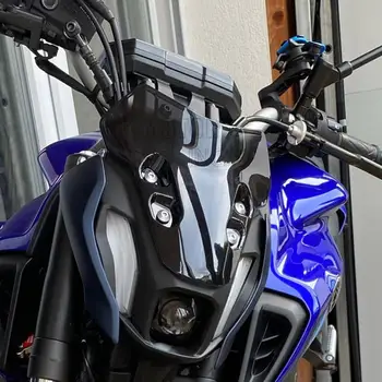 2023 Už Yamaha MT07 Priekinio stiklo MT-07 MT 07 mt07 2021 2022 Motociklo priekinio, galinio Stiklo Vėjo Deflektoriai Shield Screen Protector Dalis