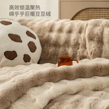 Žiemos sofos pagalvėlių, visiems sezonams šviesos prabanga high-end prasme kremas stiliaus nereguliarus specialios formos pagalvėlė pagalvėlė žiemos pliušas