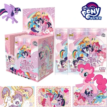Originali Mano Mažai Pony Serija Širdies Malonumas Pack Animacinių Filmų Personažus, Magija Lipdukų Rinkimo Stalo Žaidimas Žaislai Mergina Gimtadienio Dovana