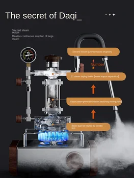 Garo putos, montažinės Nešiojamų latte art namų kempingas Kavos putų blaster