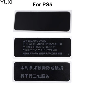 YUXI Būsto Shell Lipdukas Lable Sandarikliai PS5 Konsolės Būsto Lipdukas, Etiketė PS5 Konsolės