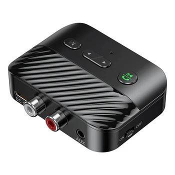 Bluetooth 5.3 Automobilių AUX Audio Adapteris Imtuvas 3.5 Mm Belaidė laisvų Rankų įranga Skambinimas Muzikos Garso Adapteris iš Automobilio Ir TV Garsiakalbius Patvarus