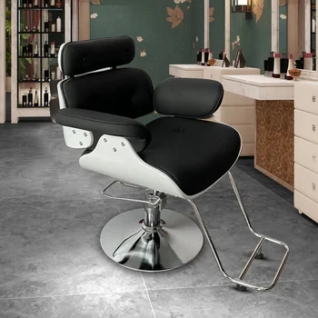 Grožio Kosmetikos Geležinkelių Barber Kėdės Makiažas Estetinės Manikiūro Barber Kėdės Veido Cadeira Barbeiro Salonas Baldų YQ50BC