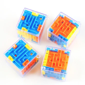 10vnt Įdomus 3D Cube Geležinkelių Karoliukų Labirintas Švietimo Žaislai Berniukų ir Mergaičių Gimtadienis, Vestuvės Svečias Dovana, Dovanų Kalėdų Dovana Vaikams Pinata