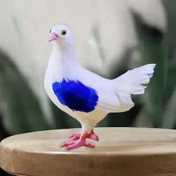 Dirbtinis Balandžių Modelis Netikrą Dove Dirbtinis Paukštis, Karvelis Statula, Vejos Kiemo Fotografijos Prop Micro Kraštovaizdžio Namų Dekoro