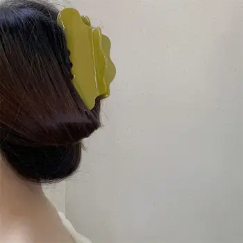 Geometrric Mados Šukuosena Dovanos Mergaitėms, Didelis Plaukų Segtukai Moterų Ryklys Įrašą Debesų Formos Acetatas Plaukų Letena Korėjos Plaukų Įrašą
