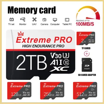2TB Originalus Atminties Kortele 128 GB 256 GB 512 GB 1 TB SD Kortelės 10 Klasė Didelės Spartos Micro Tarjeta Sd 1tb talpos 