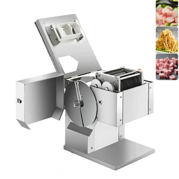 Komercinės Mėsos Cutter Elektros Mėsos Slicer Storis 2 - 21MM Mėsos Pjaustymo Mašinos, Smulkinimo Ir Dicing Mašina 850W