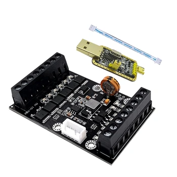 FX1N-14MT PLC Pramonės Kontrolės Valdyba+USB-TTL Laidą PLC 