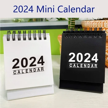 2024 Kūrybos Mini Anglų Kalendorių Studentų Nešiojamų Ritė Planuotojas, Kalendorius, Užrašinė Stalo Apdailos Kalendorius Raštinės Reikmenys