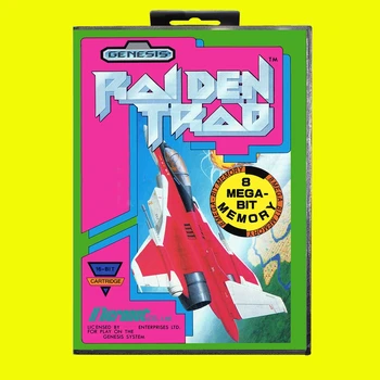 Raiden Trad MD Žaidimo Kortelė 16 Bitų JAV Padengti Sega Megadrive Genesis Vaizdo Žaidimų Konsolės Kasetė