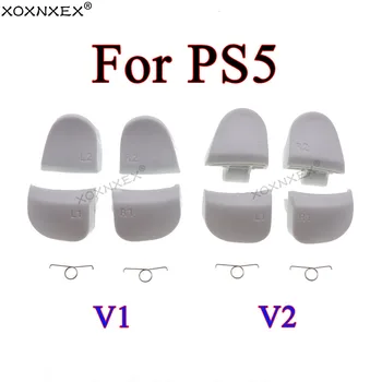 XOXNXEX 1 rinkinys PS5 V1.0 V2.0 BDM-010 BDM-020 Valdytojas L1 L2 R1 R2 Mygtuką Kit For PS 5 Valdytojas