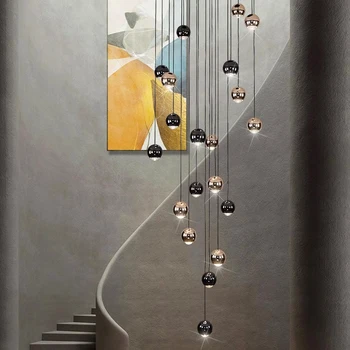 Nepriklausomo Lempos Laiptai Liustra apšvietimo kambarį Šiuolaikinės Sieniniai šviestuvai Virtuvės Sala Blizgesio laiptai, Lubų Kabo Lempa