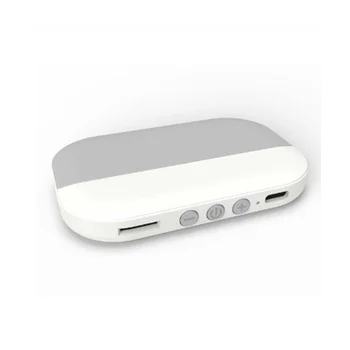 Bluetooth 5.2 Garsiakalbis Belaidžio Kaulais Music Box Parama TF Kortelę Mini StereoPlayer Pagal Pagalvė(Pilka)