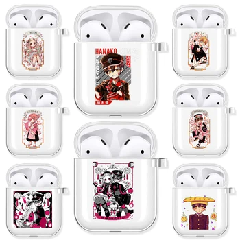 Anime Komiksai Tualetas Privalo Hanako Kun Airpods Atveju, Ausines, Dangtelis Airpod Atvejais Air, Apple Pro 3 2 Ankštys Ausinės Dėžutė Coque
