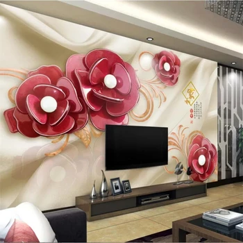 Užsakymą tapetai, 3d foto freskos super tėtis peint paramos gėlių fone sienos dokumentų namų dekoro 9d papel de parede tapetai