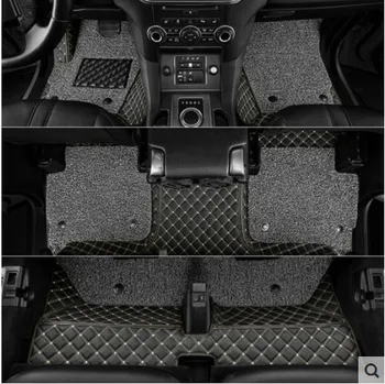 Aukštos kokybės! Custom specialių automobilių kilimėliai Mercedes Benz EQB 300 2023 7 sėdimos vietos patvarus dvigubai sluoksnių kilimai EQB300 2022