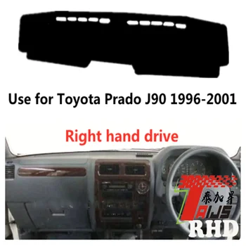 TAIJS gamyklos aukštos kokybės Flanelė prietaisų skydelio dangtelis Toyota Prado J90 1996-2001 Dešinėje ratai