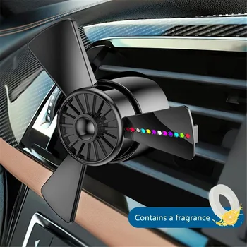 Sraigto Automobilio Oro Gaiviklius Auto Gaivikliai Ventiliacijos Įrašus Su LED Šviesos USB Įkrovimo Kvepalai Difuzorius Aromaterapija fanų Dekoras