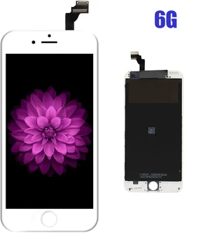 Baltas iPhone 6 4.7 Colių LCD Ekrano Pakeitimas Visiškai skaitmeninis keitiklis Asamblėjos Rėmelis Set Priekinio Stiklo Ekranas Reikalingų Įrankių Rinkinys