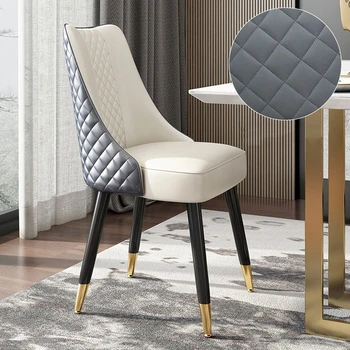 Postmodernios Nordic Light Luxury Valgomojo Kėdės Medžio masyvo Viešbučio Valgomojo Kėdės Laisvalaikio 4 vnt.