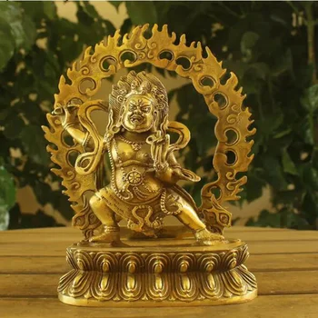 Septynių colių bronzos vajra vertus statula Tantros Budos statula didmeninės