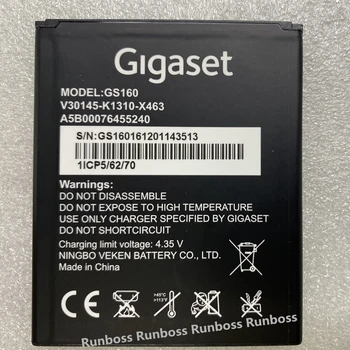 Originalo Kokybę 2500mAh Bateriją GIgaset GS160 V30145-K1310-X463 Mobilusis Telefonas