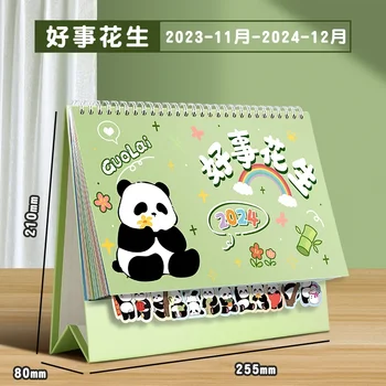 Taivano Kalendorius 2024 Naują Kalendorių Panda Apdailos Taivano Kalendoriaus Kūrybos Notepad Didelių Tinklelis Laikrodis Planą Knyga