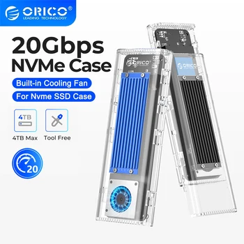 ORICO M. 2 NVME SSD Atveju korpusas su Aušinimo Ventiliatorius USB 3.2 