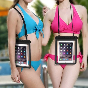 Atsparus vandeniui Sausas Krepšys Case For iPad PVC Telefono Dėklas Plaukimo Maišeliai Su Virvelę Sandari Spynos Paplūdimys, Žvejyba, Buriavimas, Vandens Sportas