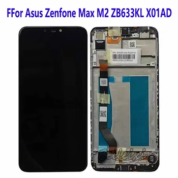 Už Asus Zenfone Max M2 ZB633KL X01AD X01BD LCD Ekranas Jutiklinis Ekranas skaitmeninis keitiklis Asamblėjos Pakeitimo Priedų