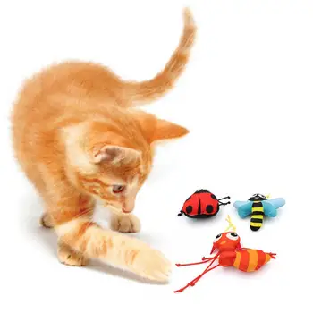Pliušinis Katė Žaislas Interaktyvus Pliušinis Įdaryti Katė Žaislas Žavinga Formos Dėvėti, Atsparus Dantų Valymas Užsiima Pet Kramtyti Žaislas