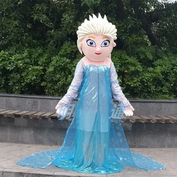 Cosplay Šaldytos Sniego žmogus Olaf Elsa Anna Princesė pobūdžio kostiumas Talismanas Reklamos Fancy Dress Šalies Gyvūnų karnavalas rekvizitai