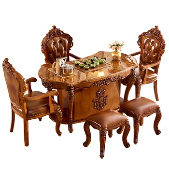 Arbatos stalo, marmuro, medžio masyvo arbatos stalo, kėdės namų balkono office 