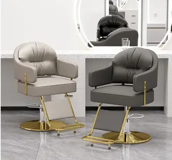 Kirpykla, kirpimas stendo plaukų salonas ypatingo grožio lyginimas ir dažymas krzesełkowy pasukimo sutirštės grožio kėdė